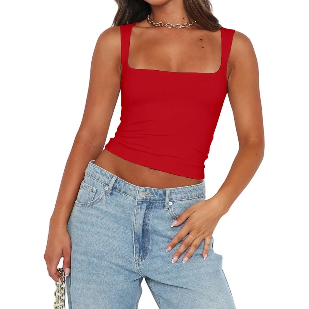 Shein Square Neck Tank Top